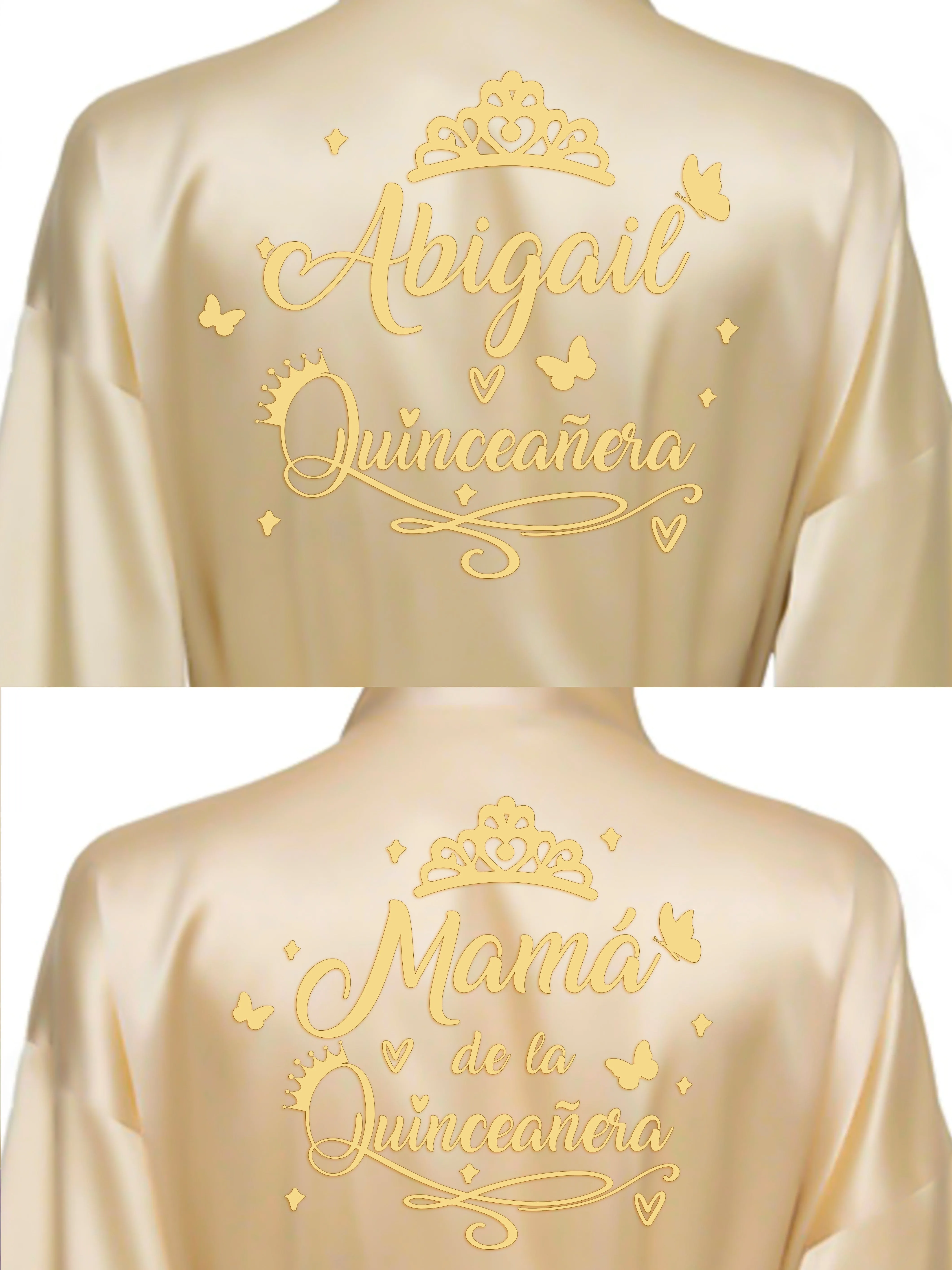 2 Batas quinceanera Gold