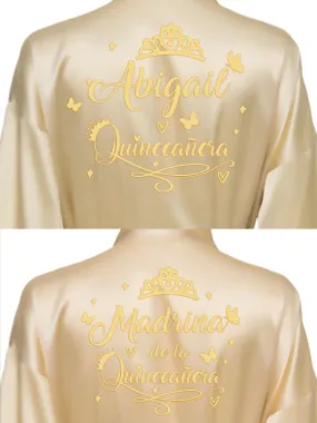 2 Batas quinceanera Gold