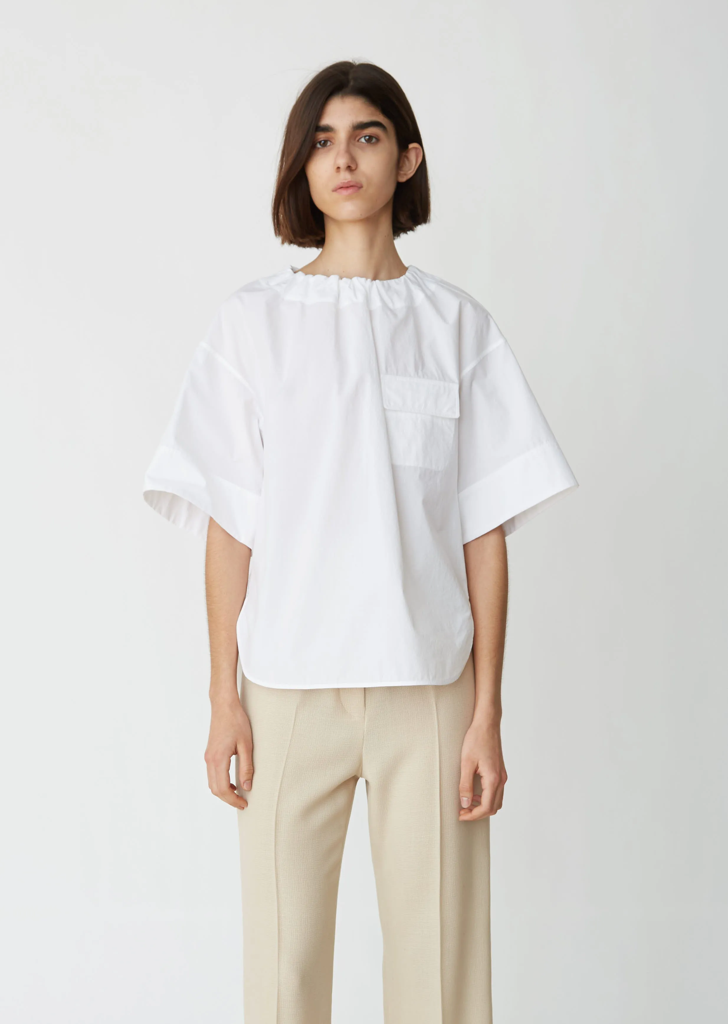 Anne Cotton Poplin Top