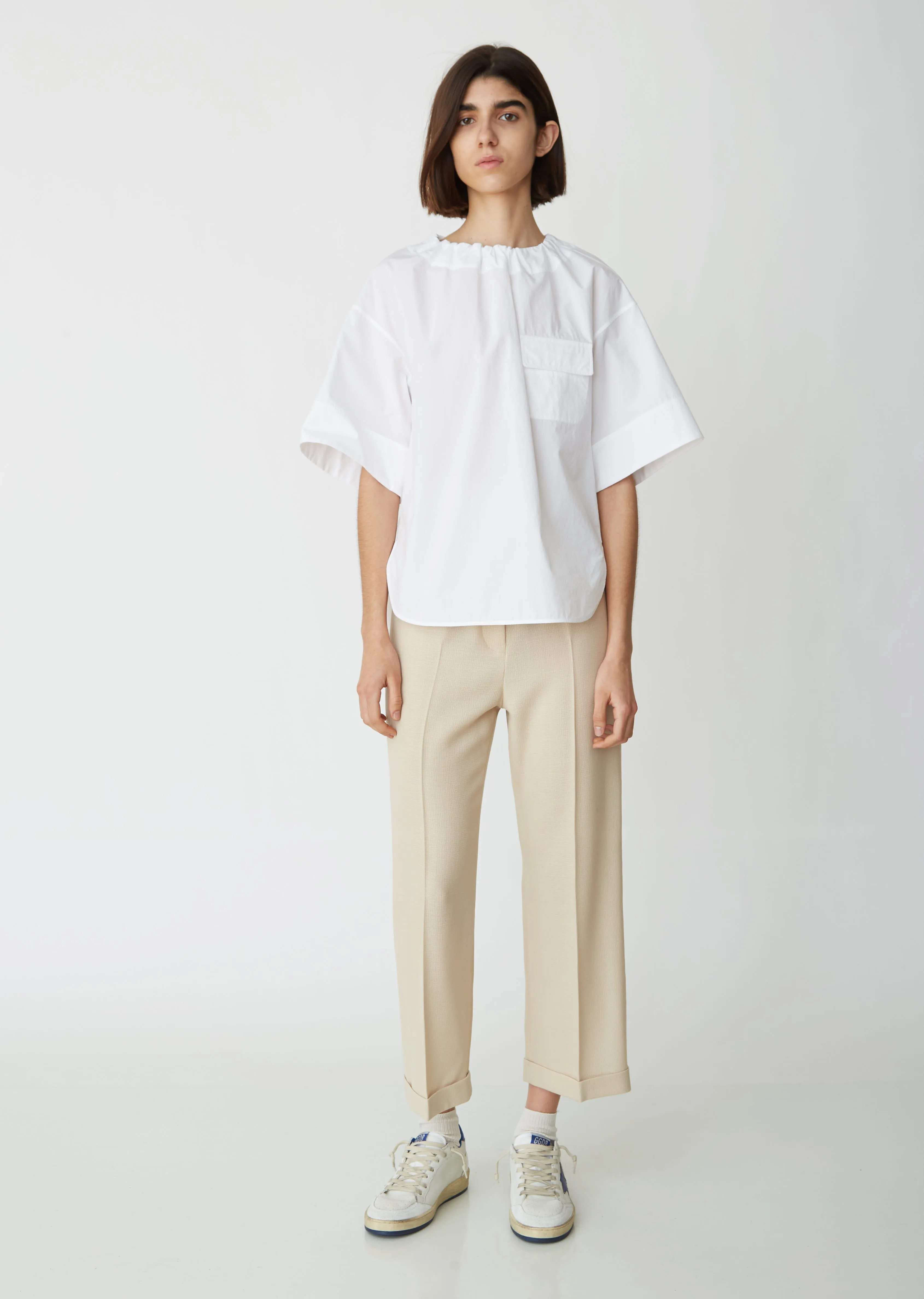 Anne Cotton Poplin Top