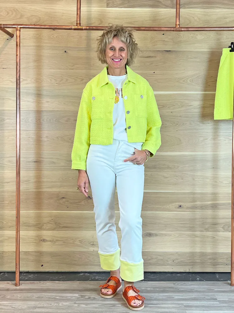 B Young ByDadena Jacket Sunny Lime