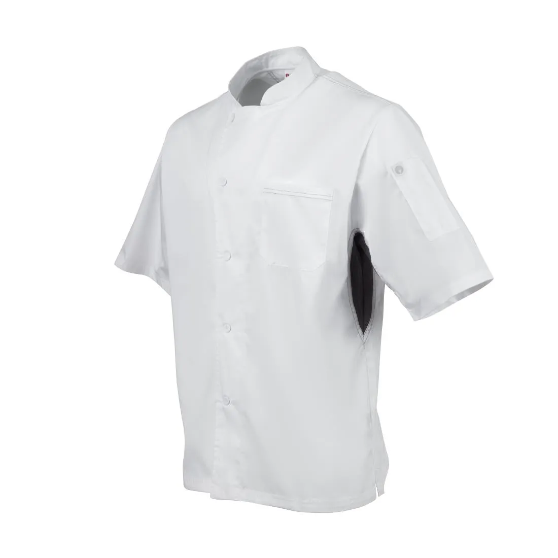 B205-M Chef Works Valais Signature Series Unisex Chefs Jacket White M