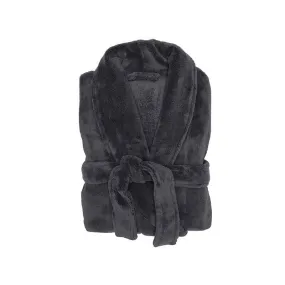 Bambury | Microplush Bathrobe - Charcoal