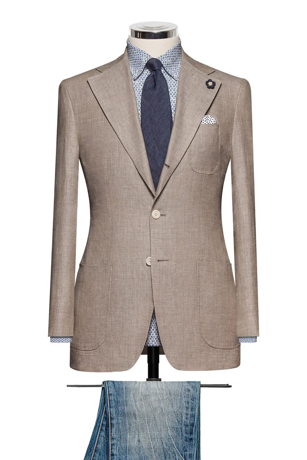 Bisque Canepa Hemp Blazer