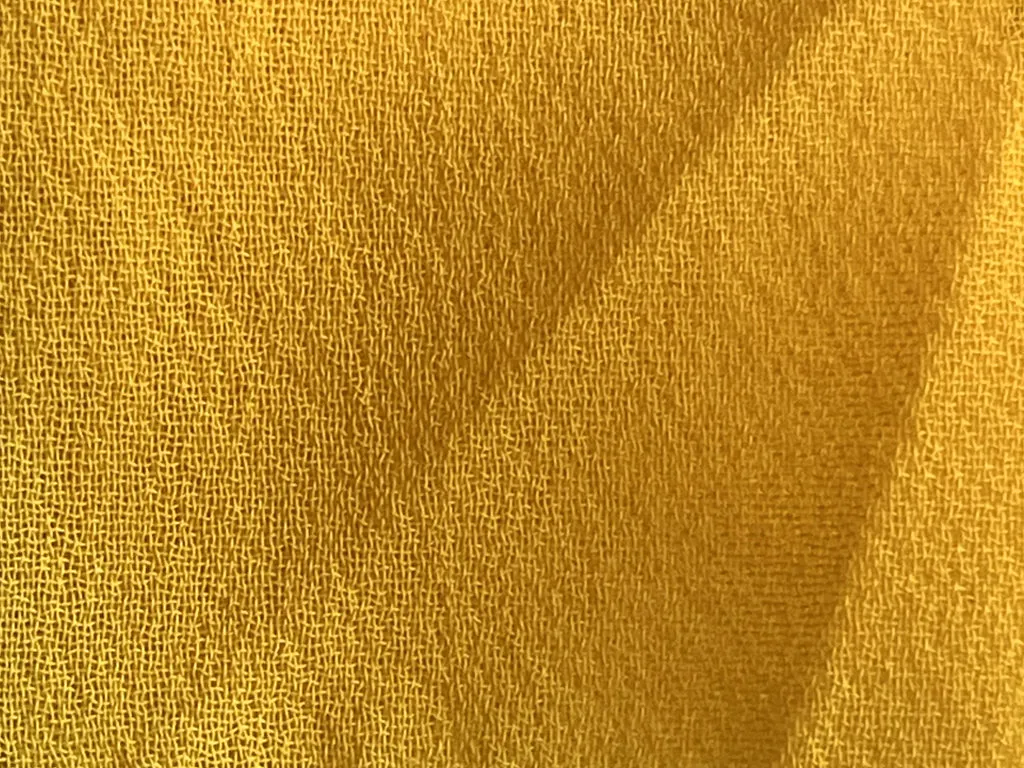 Bright Yellow Plain 60 Grams Georgette Fabric (Wholesale)