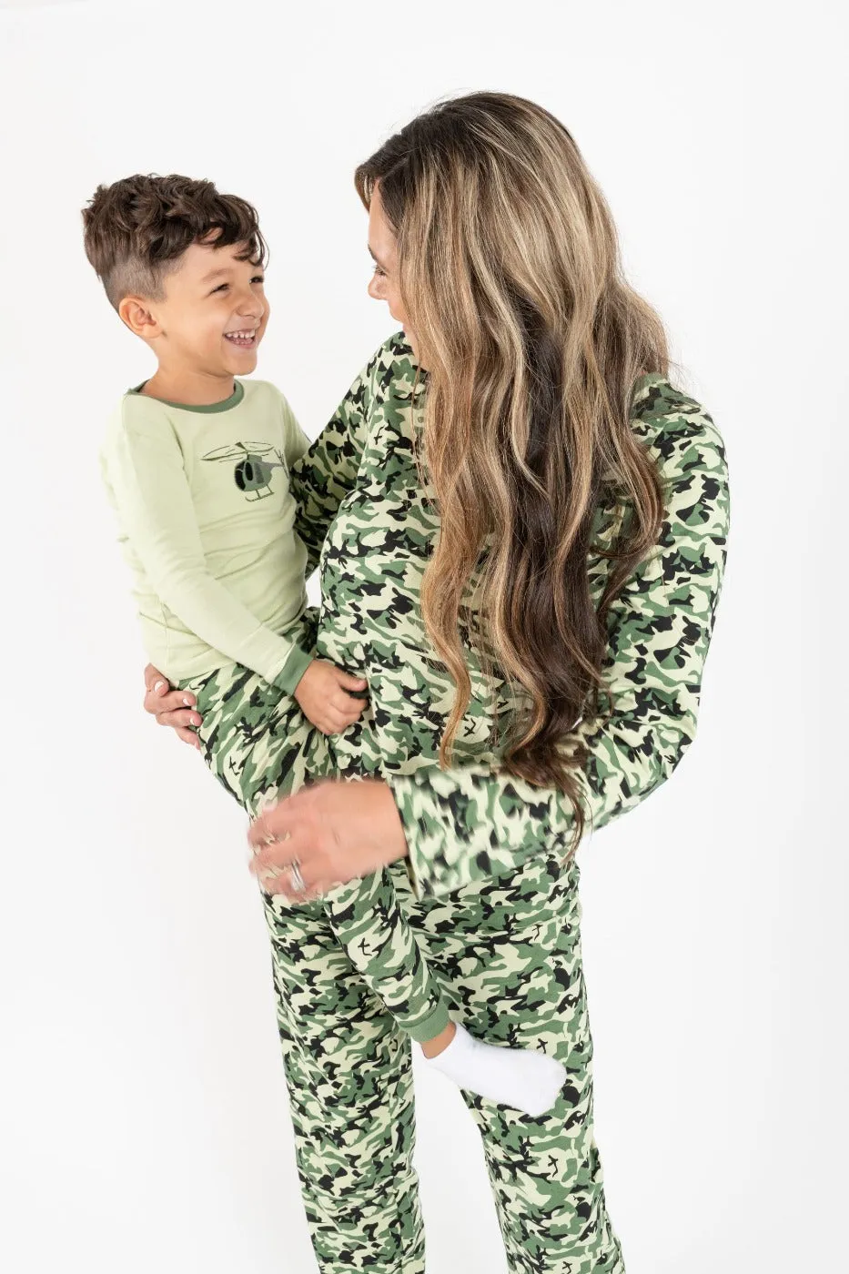 Camouflage Matching Family Pajama Set