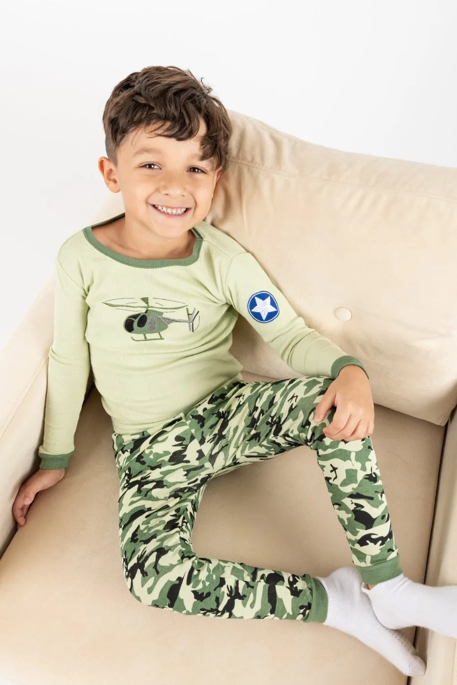 Camouflage Matching Family Pajama Set