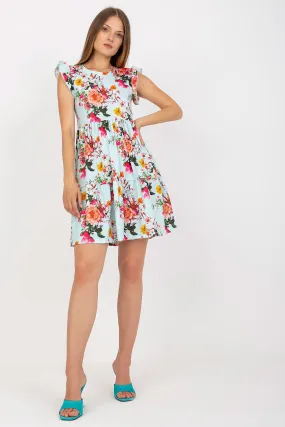 Charming Floral Frill Summer Dress