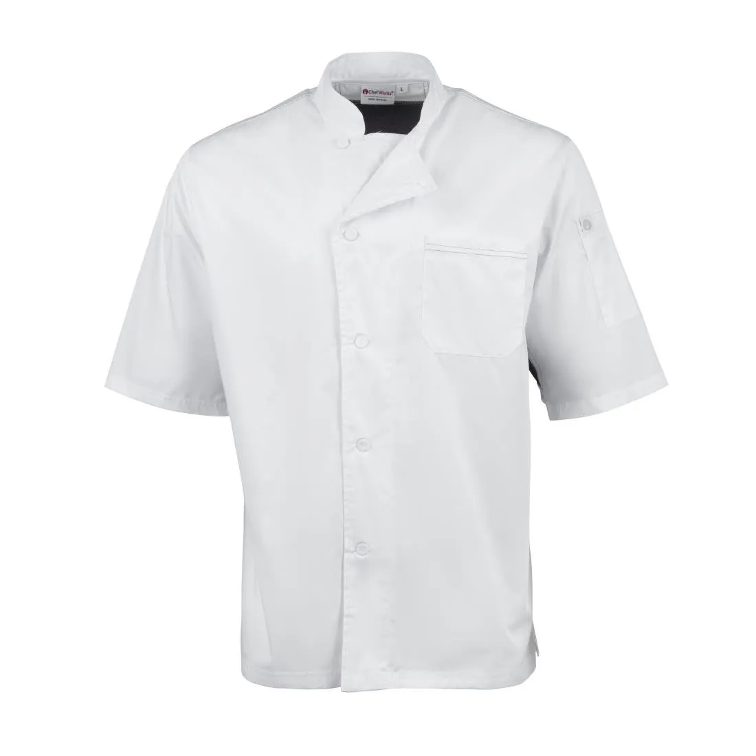 Chef Works Valais Signature Series Unisex Chefs Jacket White M - B205-M