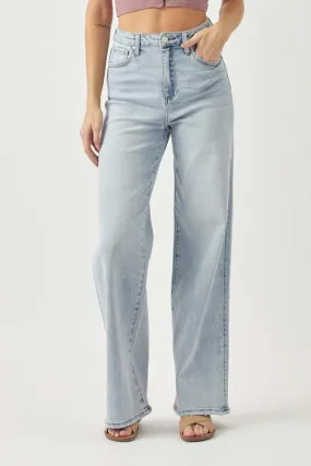 Classic Wide Flare Mom Jeans