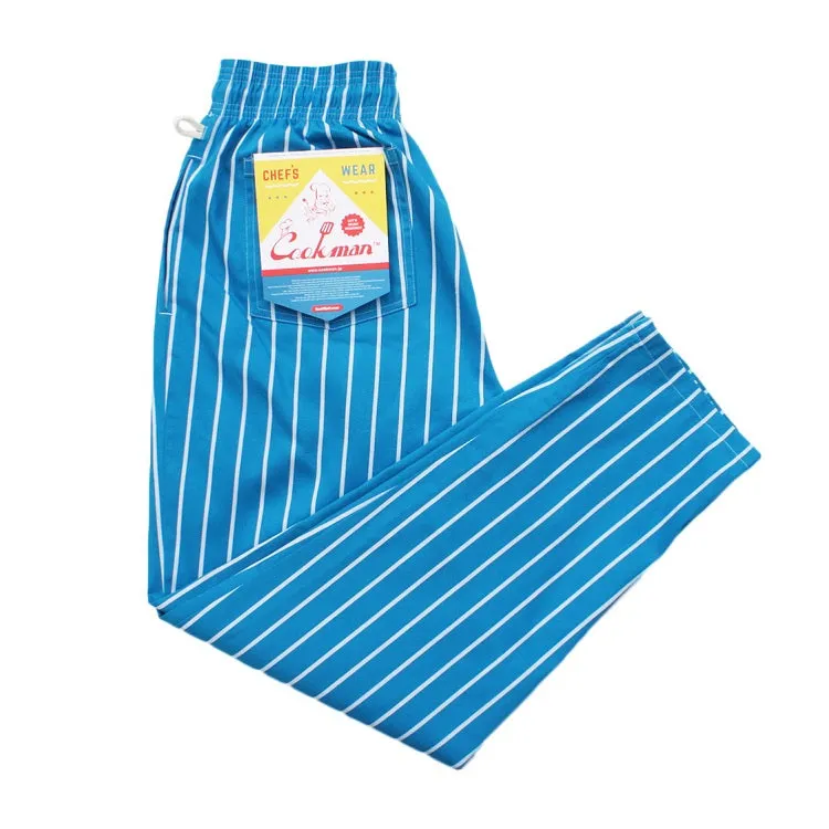 Cookman Chef Pants - Stripe : Light Blue