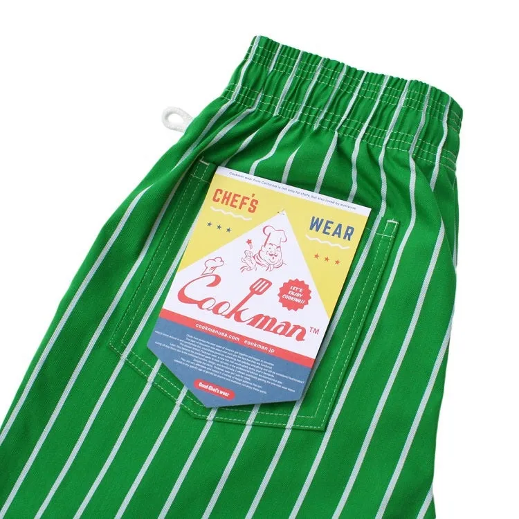 Cookman Chef Pants - Stripe : Light Green