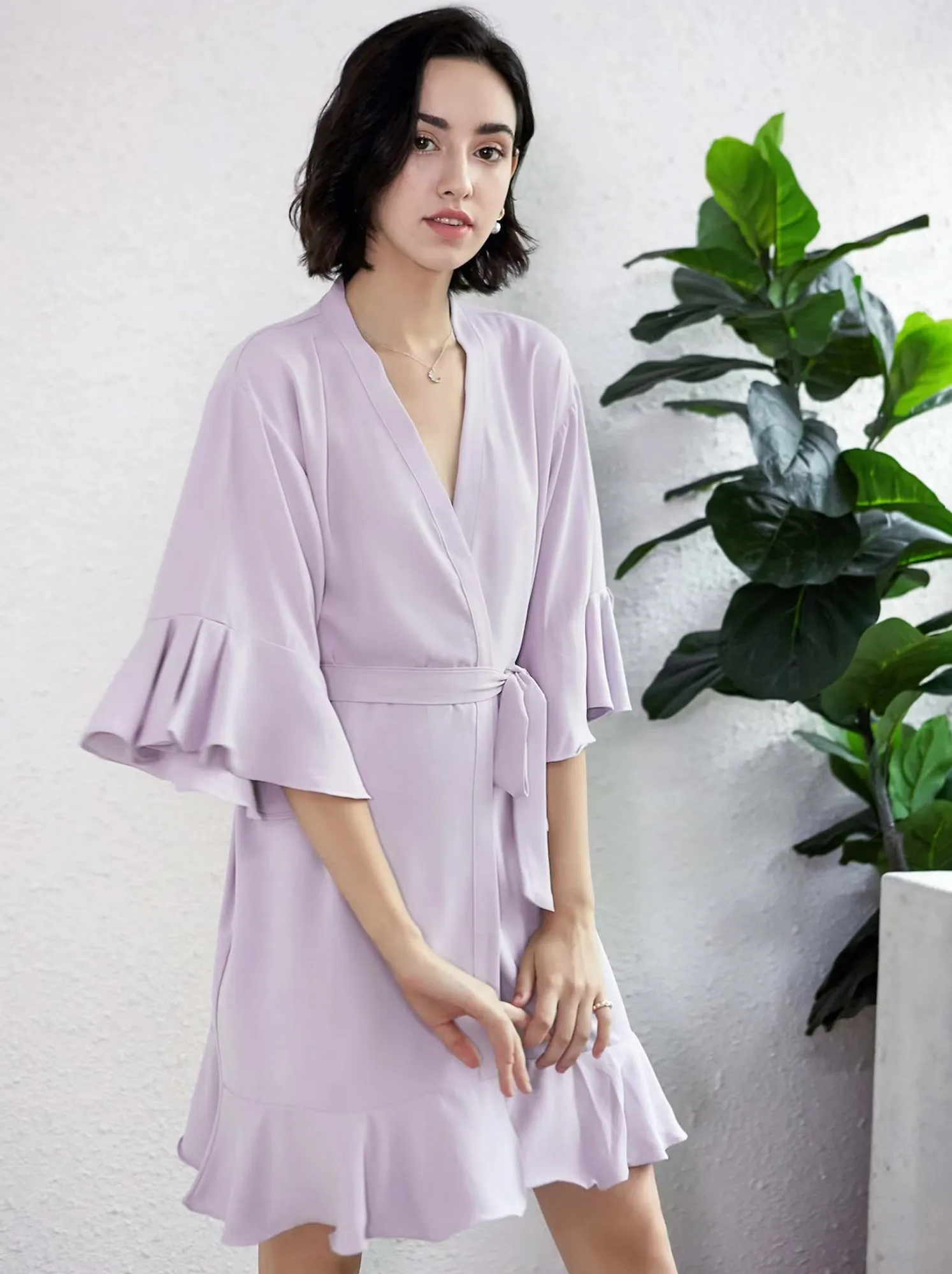 Cotton Ruffle Bridesmaid Robes