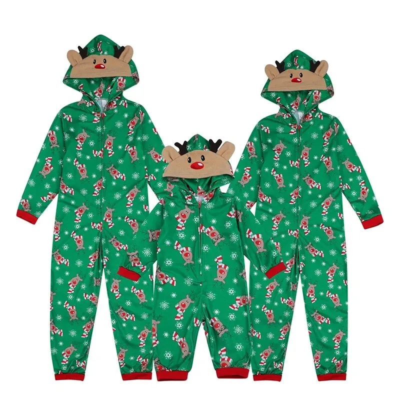 Family Look Jumpsuit Kigurumi Pajamas