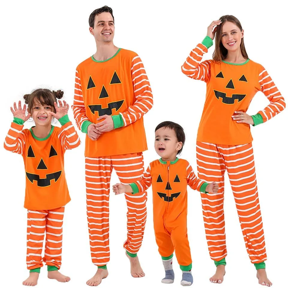 Family Pajamas Halloween Fashion Baby Set parent-child clothing Family pajamas set, lioness-love