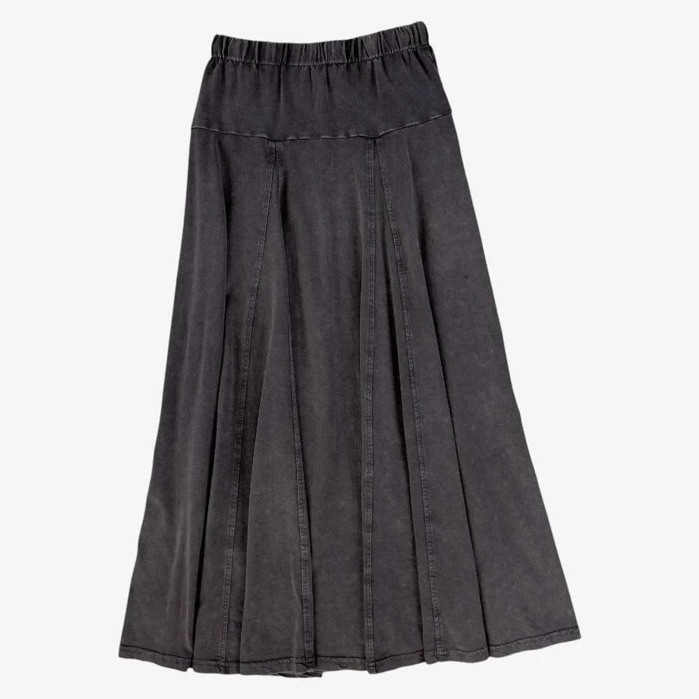 Flowy Maxi Skirt - Denim