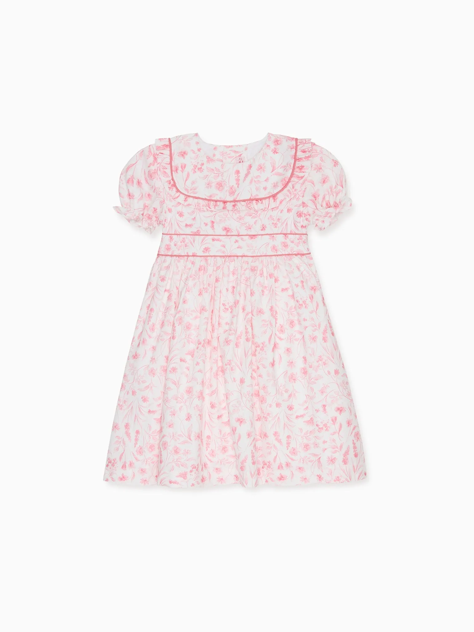 Fuchsia Floral Luciana Girl Dress