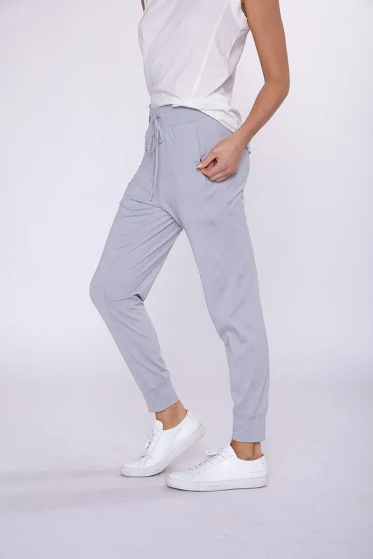 Grey Swoop Back Lounge Pants