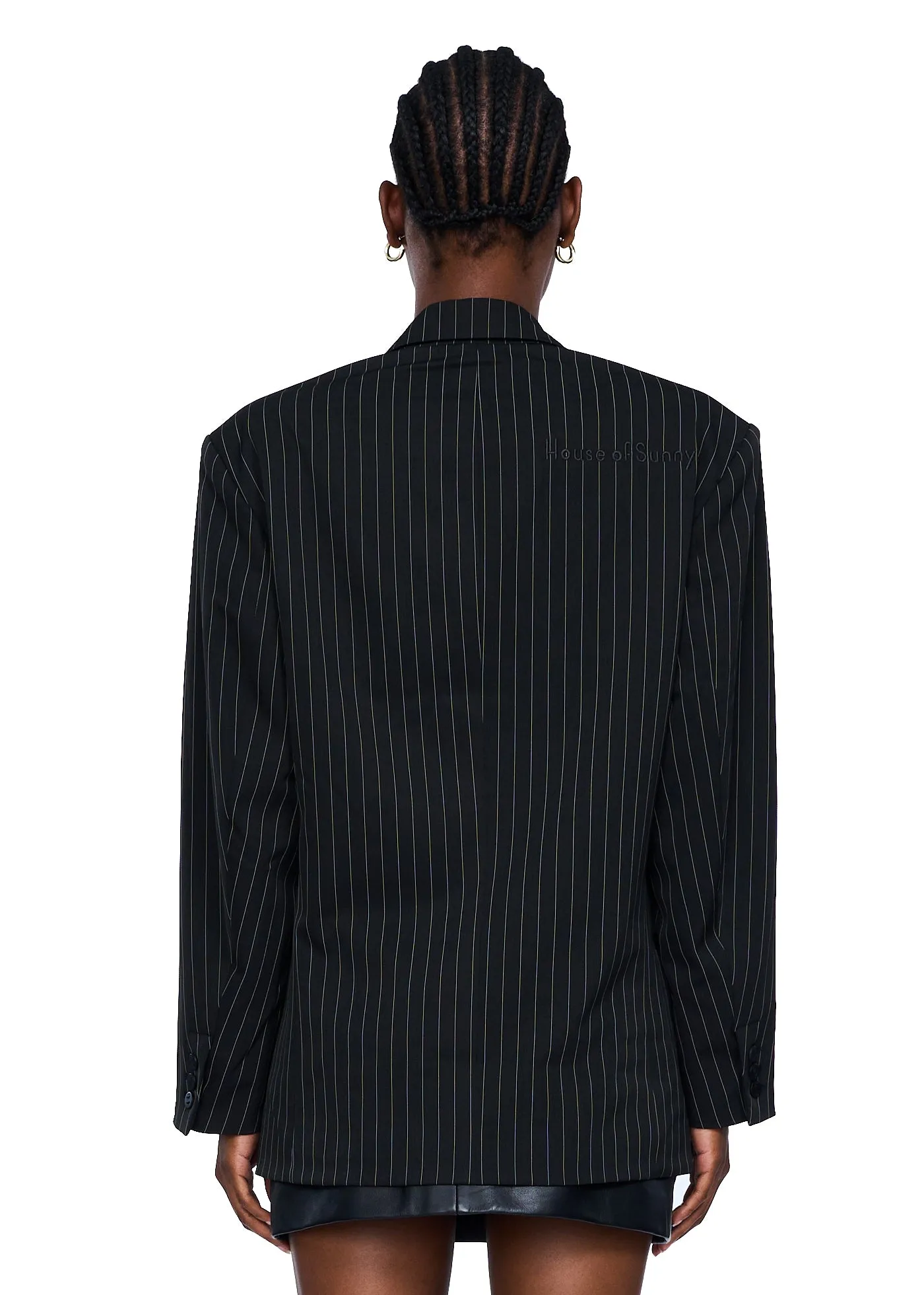 House of Sunny The Pinstripe Unisex Double-breasted Blazer