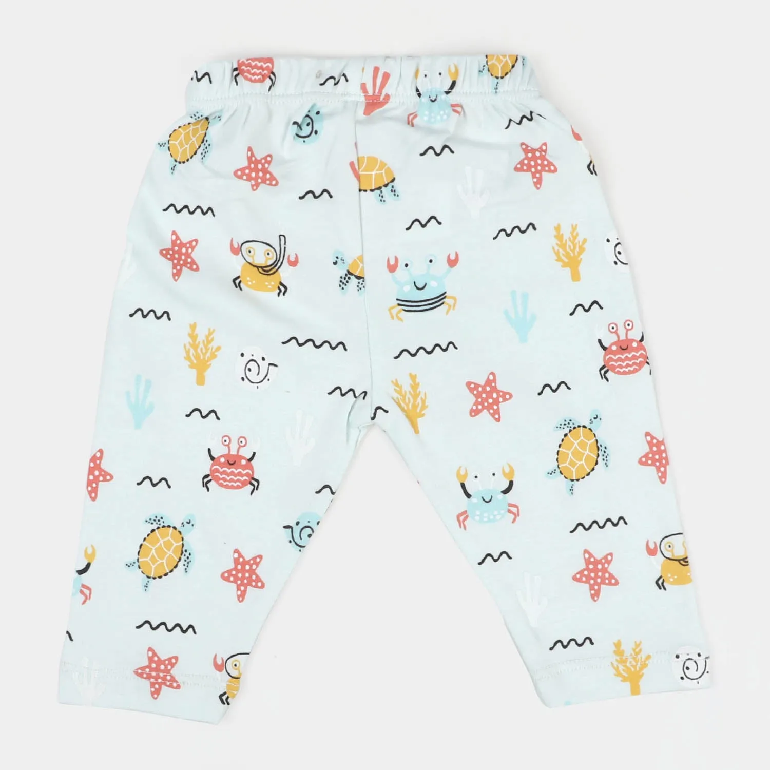 Infant Boys Cotton Pajama 3 Pcs Set Marine | Multi