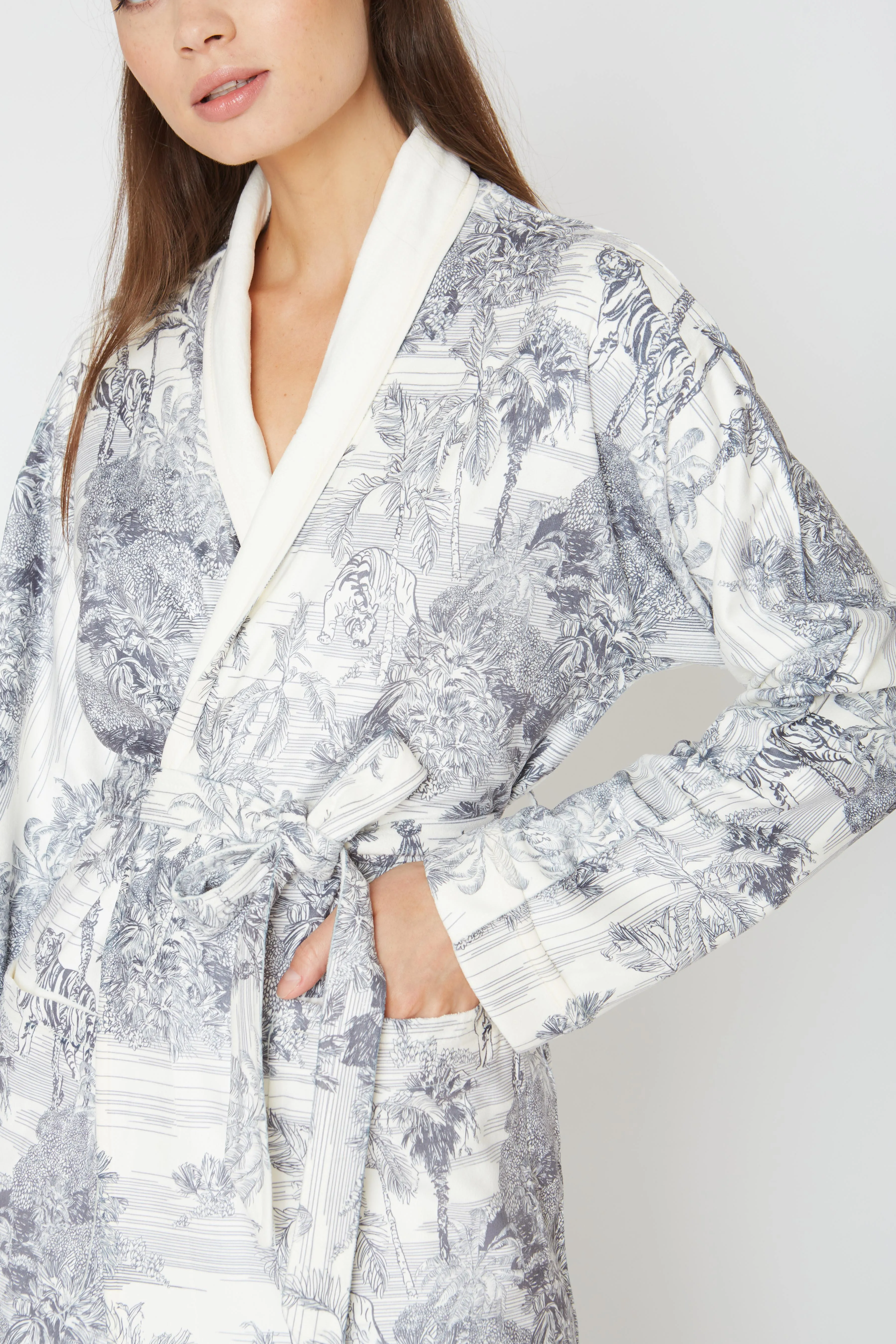 Landscape Grey Long Robe