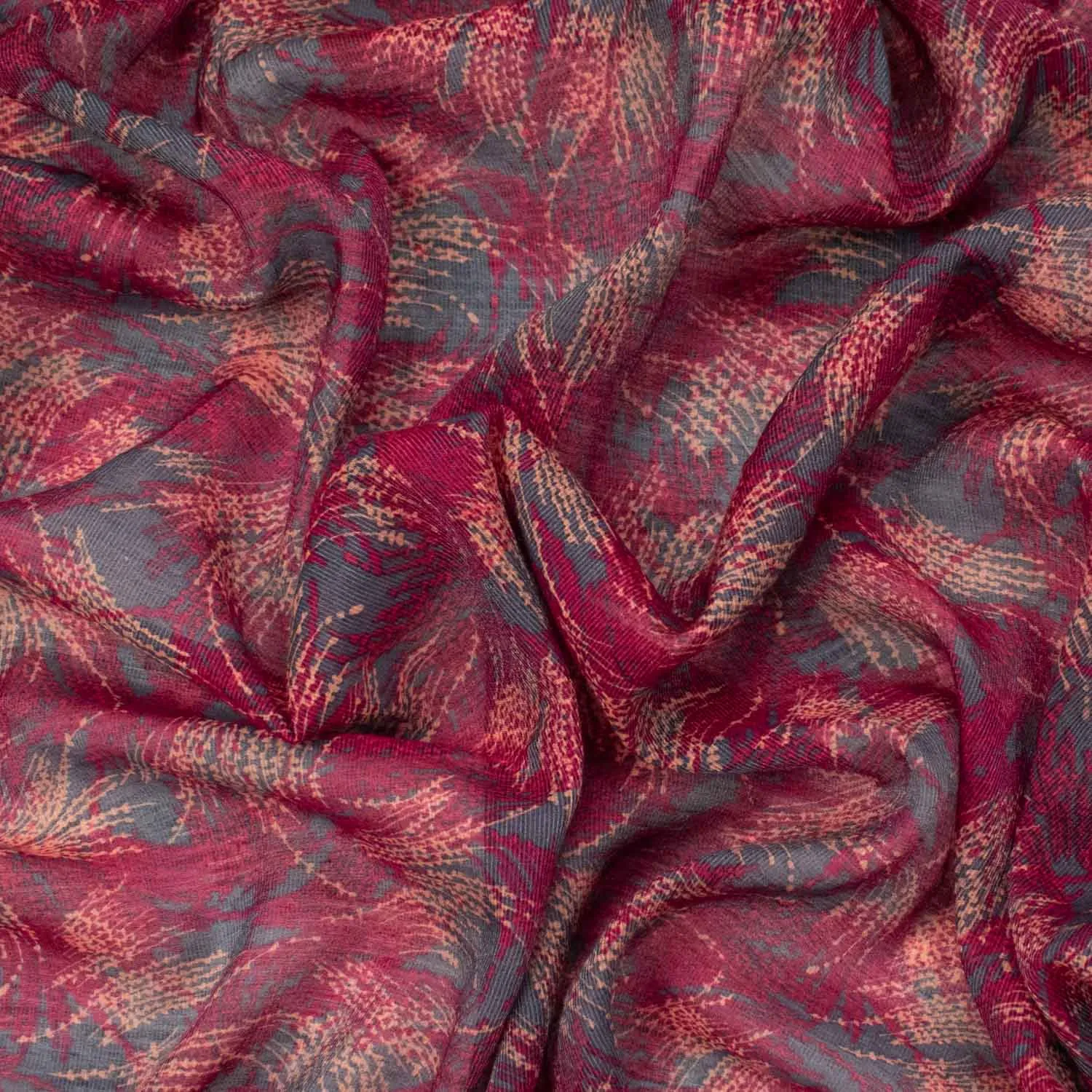 Laurenza Shimmer Printed Chiffon