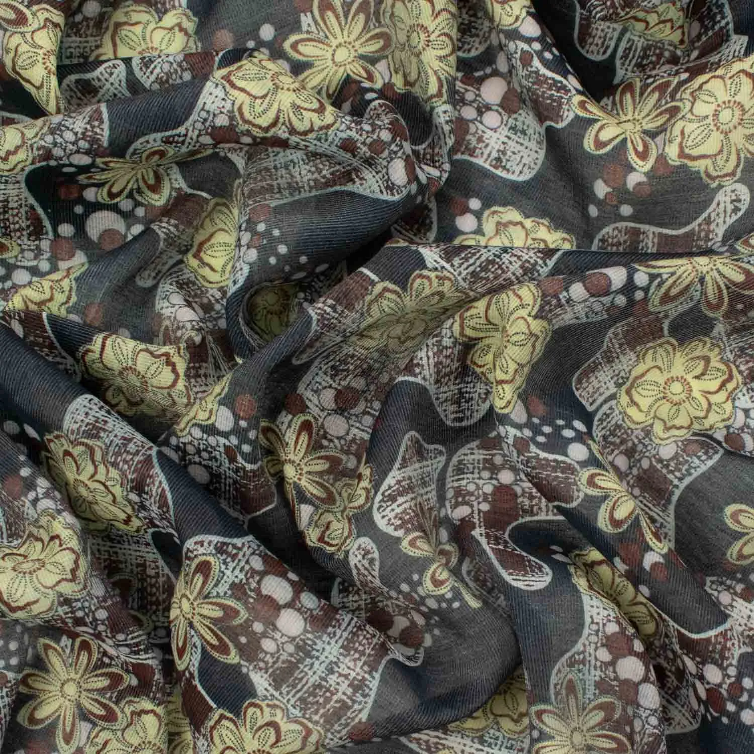 Laurenza Shimmer Printed Chiffon