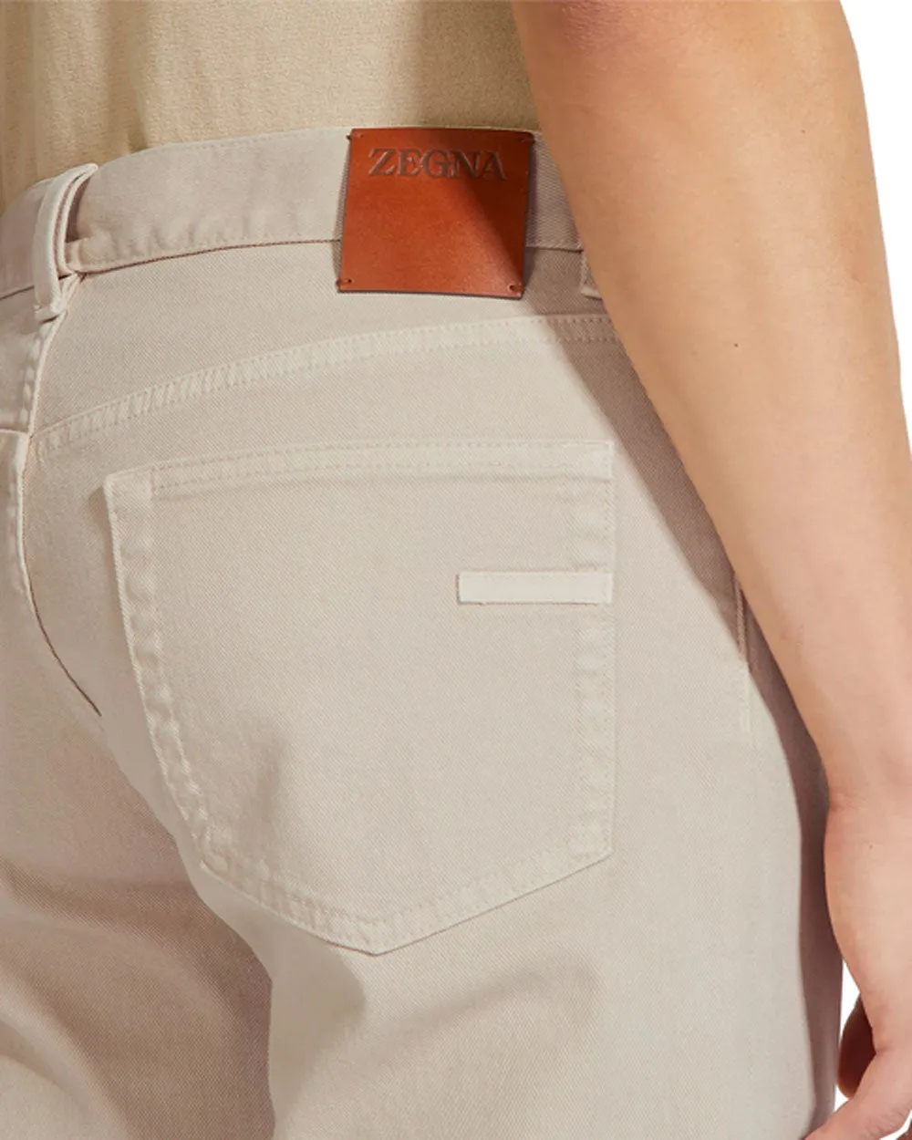 Light Beige 5 Pocket Pant