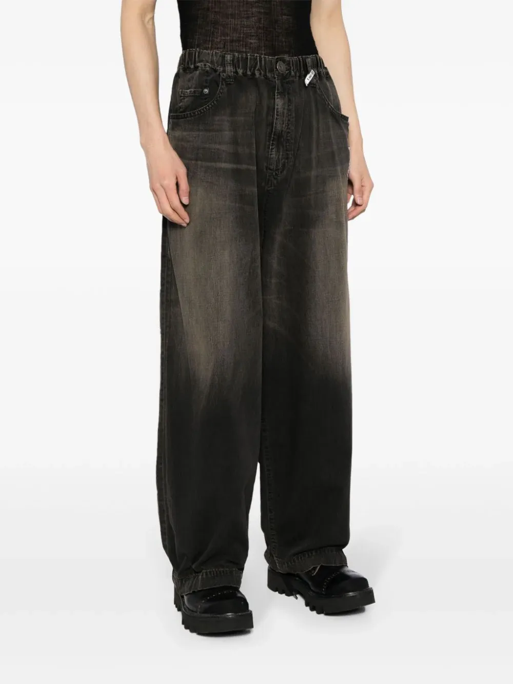 Light Denim Wide Pants