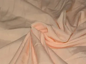 Light Peach Plain Soft Georgette Satin Fabric