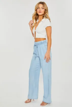 Lt.Blue Woven Bottom Pants