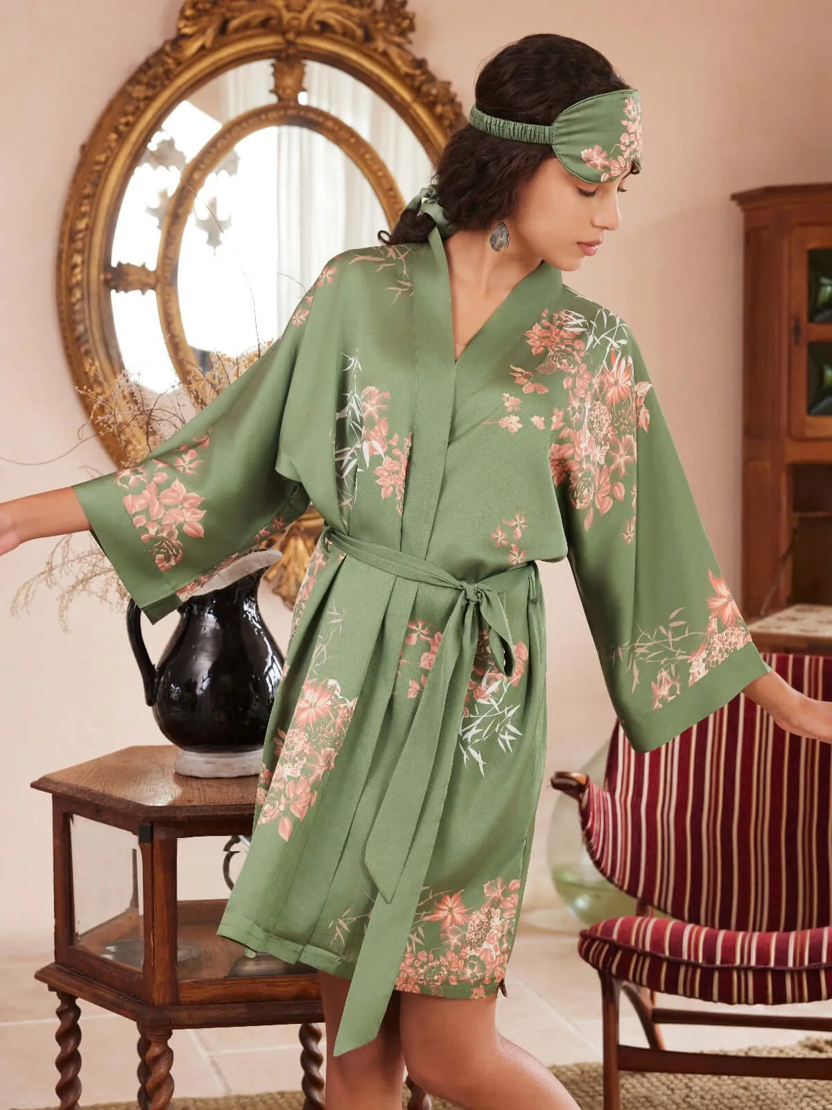 Luxury Asian-inspired Kimono Robe Accessory Giftbox 6-Pcs