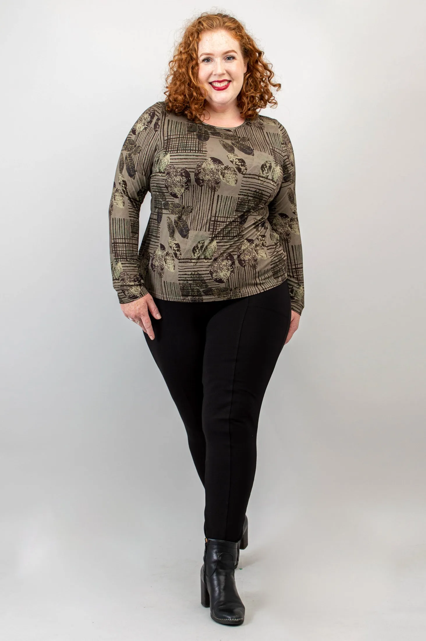 Mariah Top, Fall Sketch, Bamboo - Final Sale