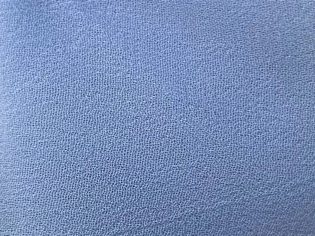 Maximum Blue Plain 60 Grams Georgette Fabric (Wholesale)