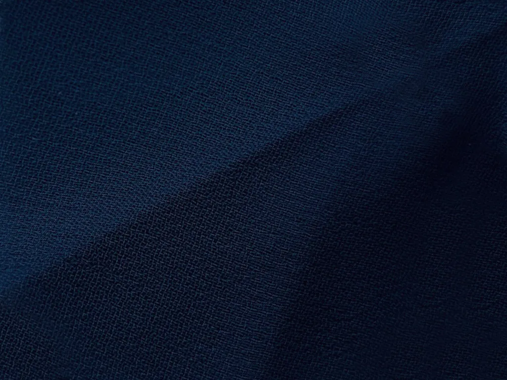 Midnight Blue Plain 60 Grams Georgette Fabric (Wholesale)