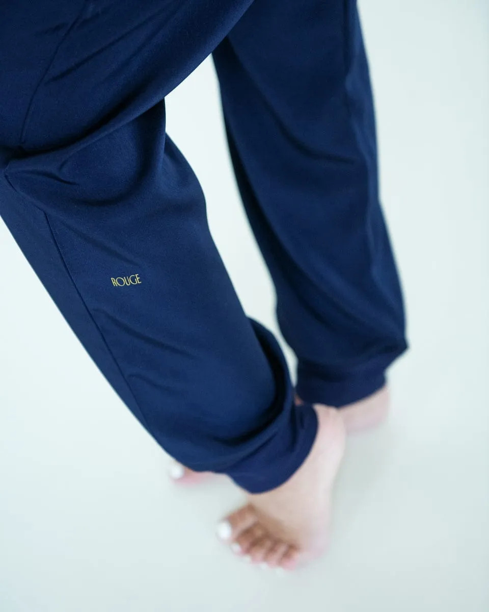 Must be Satin Pajamas - Navy Evening Blue