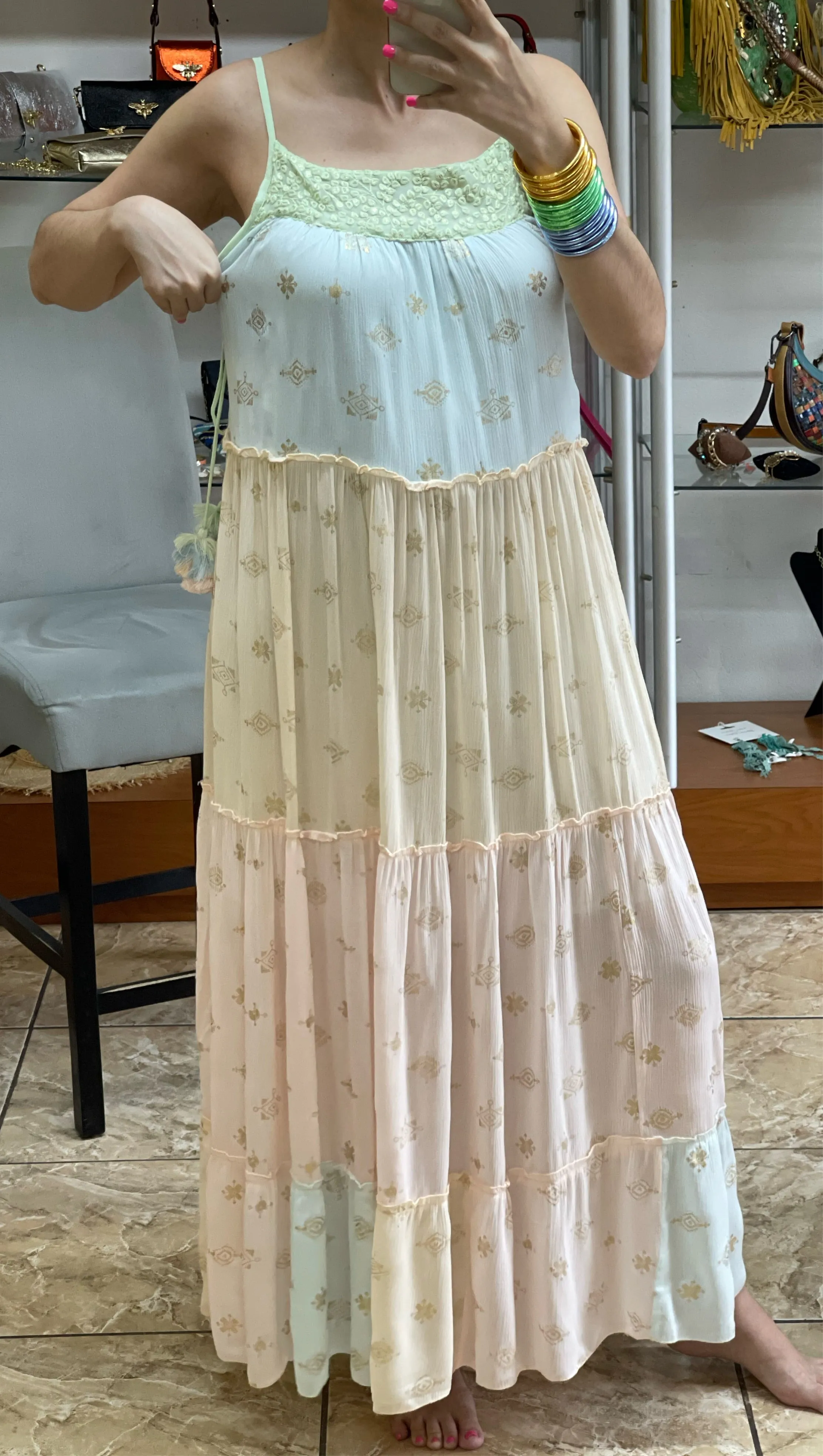 Pastel Maxi Dress