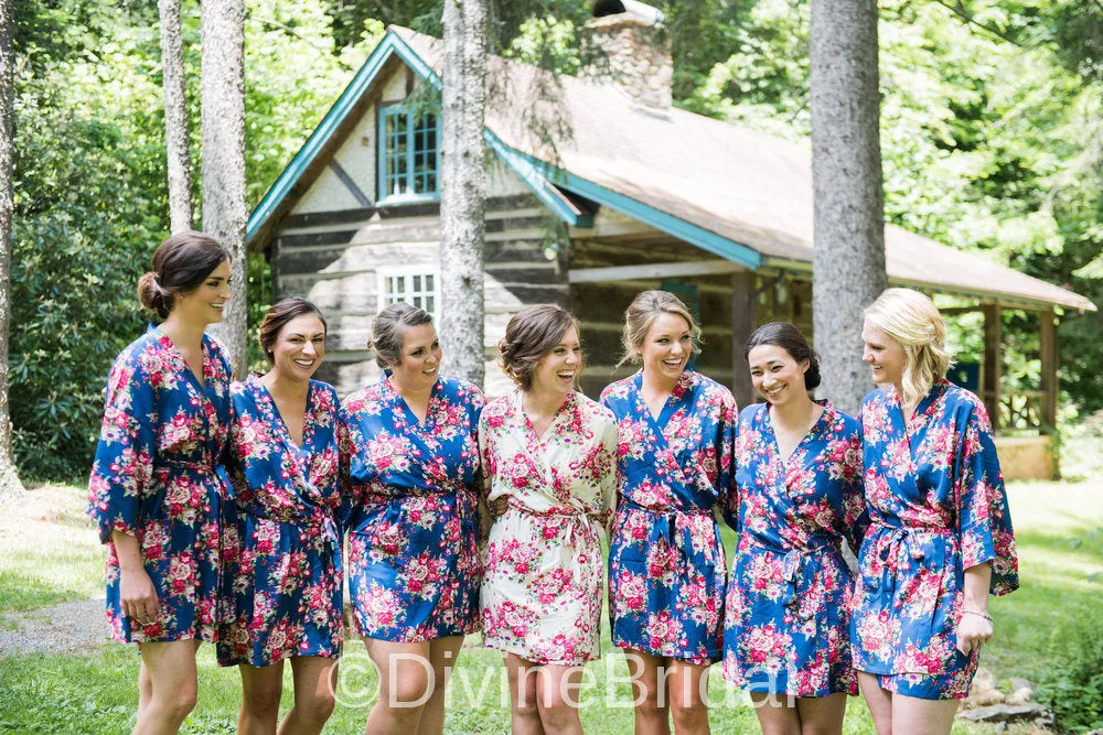 Personalized Bridesmaid Robes-Bridesmaid Gift-Bride Robe-Bridal Robes-Getting Ready Robe-Bridal Shower-Wedding Robes-Gift for Bridesmaid