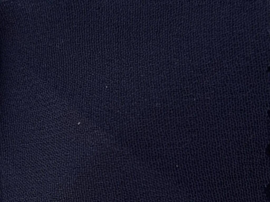 Precut of 2.5 Meter Dark Blue Plain 60 Grams Georgette Fabric