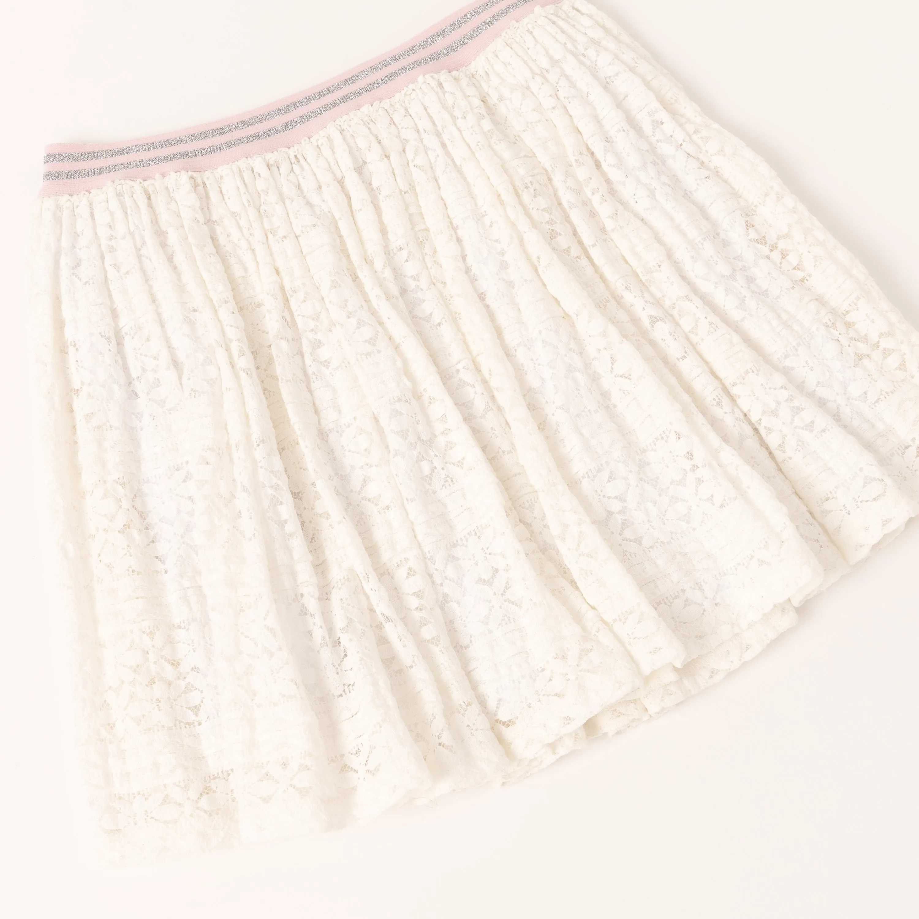 Pull On Lace Skirt