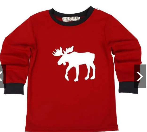 Reindeer Design  Matching Christmas Pajamas