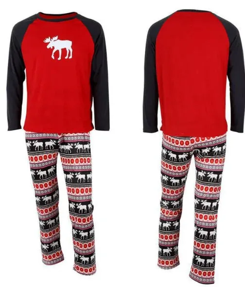 Reindeer Design  Matching Christmas Pajamas