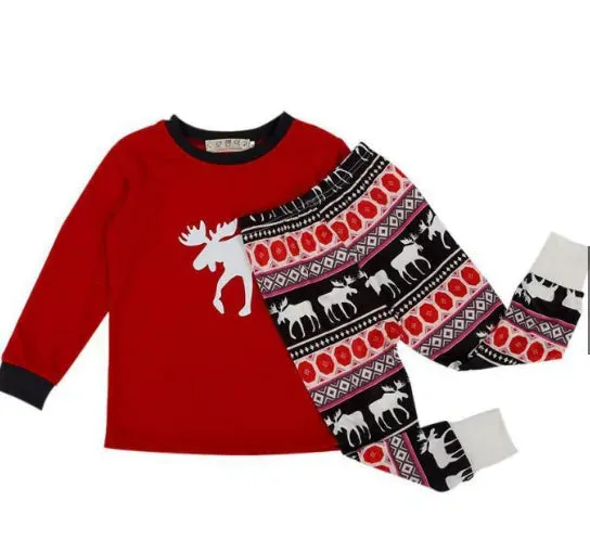 Reindeer Design  Matching Christmas Pajamas