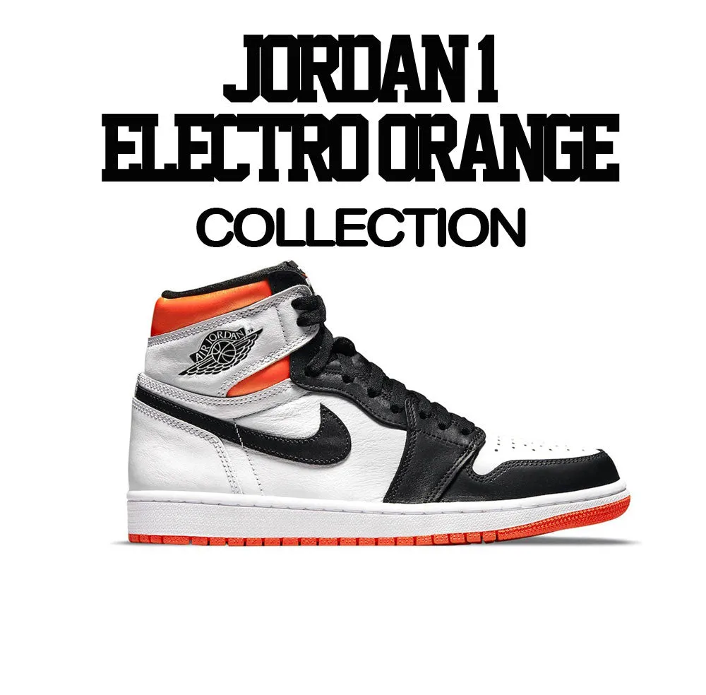 Retro 1 Electro Orange Fresh Sneakers Shirt