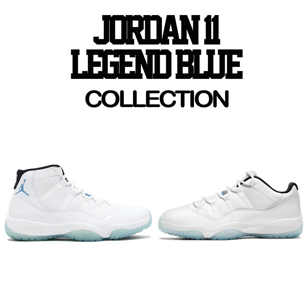 Retro 11 Legend Blue Fresh Sneakers Shirt