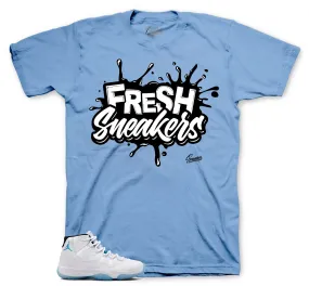 Retro 11 Legend Blue Fresh Sneakers Shirt