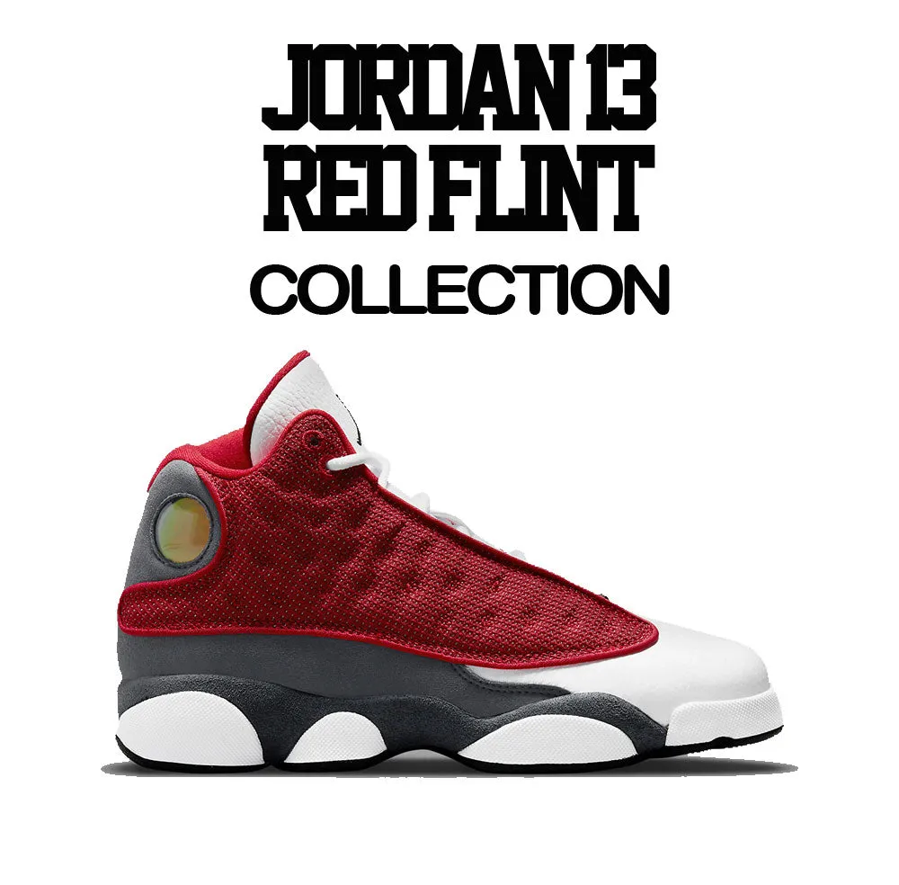 Retro 13 Red Flint Fresh Sneakers Shirt