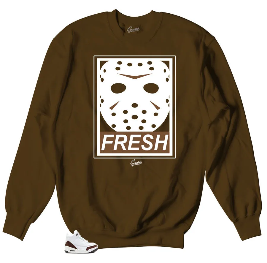 Retro 3 Mocha Fresh to Death Sweater