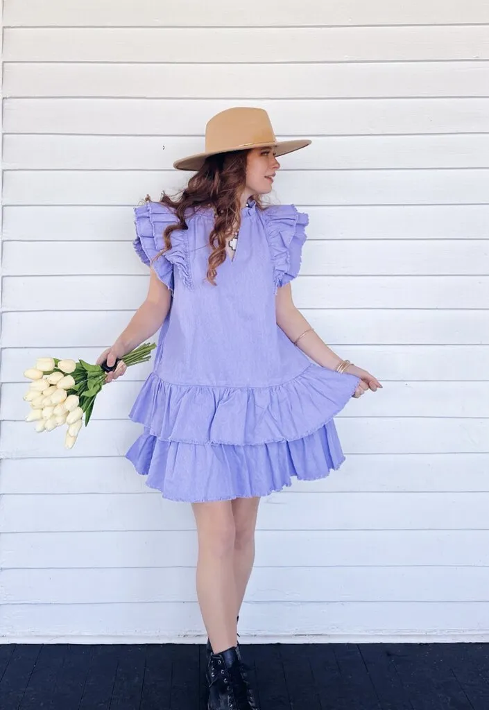 Ruffle Mini Dress