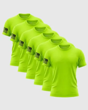 Safety Yellow Flag T-Shirt (6 Pack)